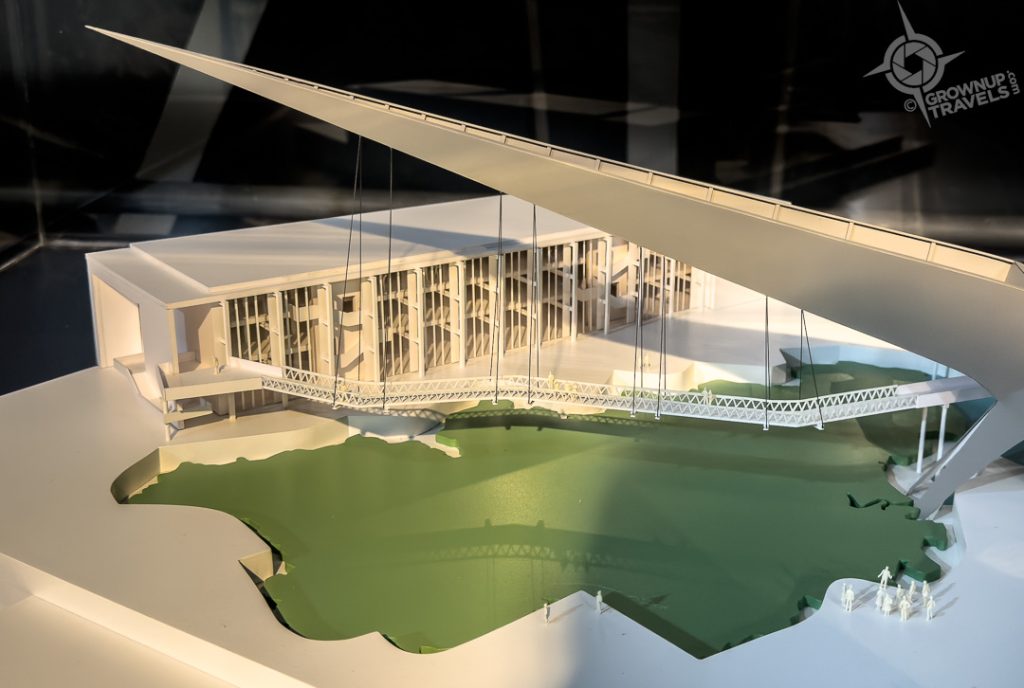 Architectural model for 1958 pavillion World Fair Brussels