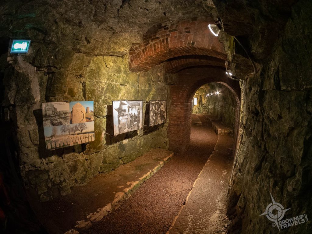 Arras caverns under Place des Heroes