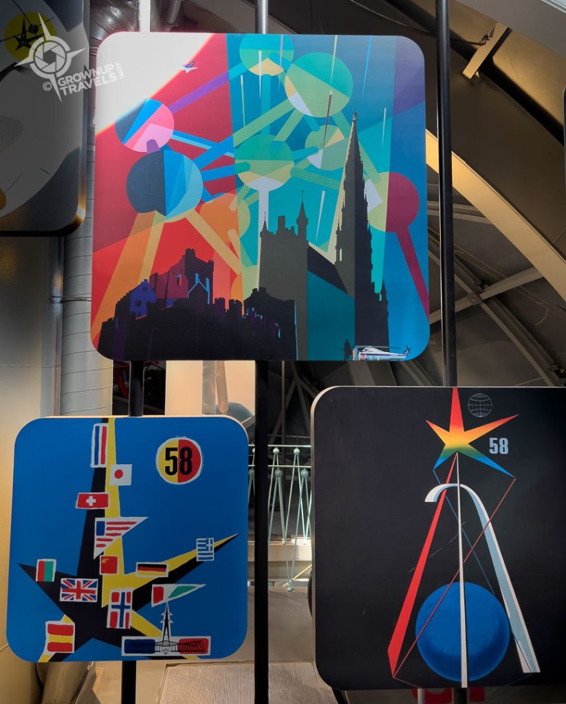 Collateral material from 1958 worlds fair Brussels