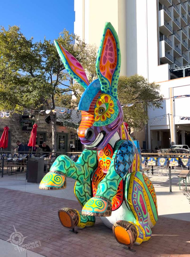 Day of the Dead Alebrija near La Villita San Antonio