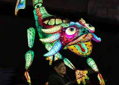 Giant Alebrija puppets Day of the Dead in San Antonio