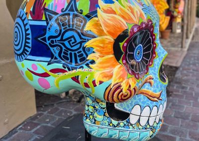 Giant calavera La Villita Day of the Dead San Antonio