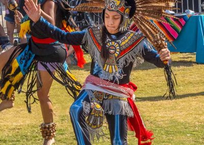 Indigenous dancer Muertos Fest San Antonio