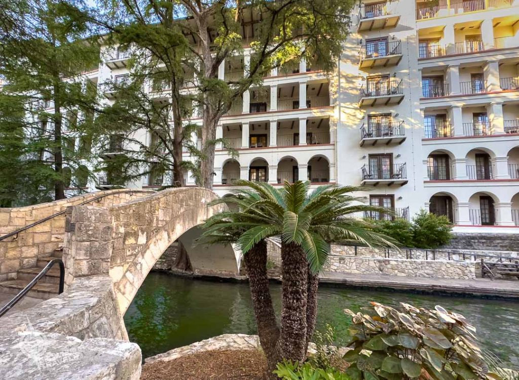 Omni la Mansion del Rio from bridge