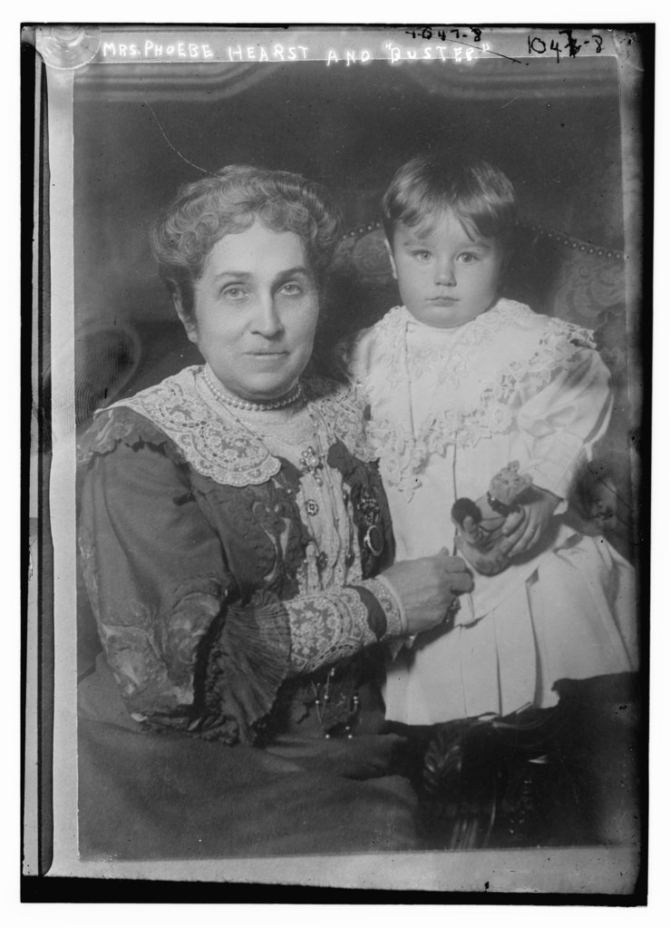 Phoebe Hearst and William 'Buster' Hearst