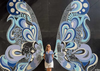 San Antonio Riverwalk Wings Mural
