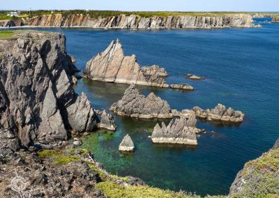 Spillars Cove shoreline Bonavista Newfoundland