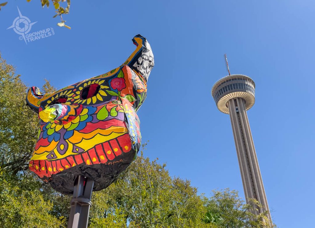 The tower at Hemisfair San Antonio