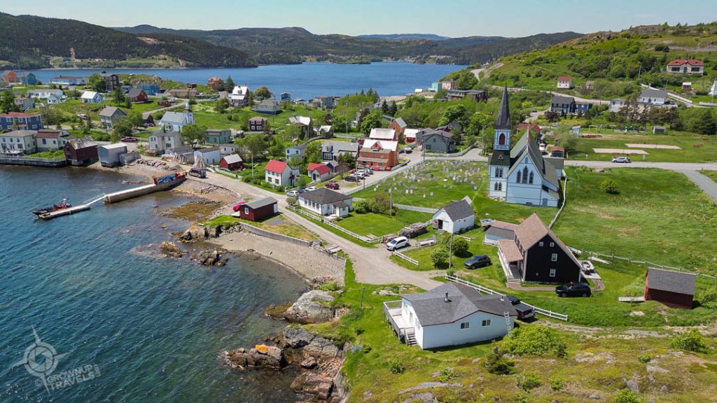 Trinity Newfoundland aerial view