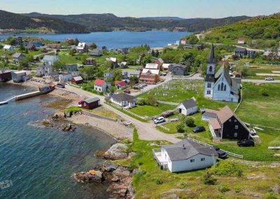 Trinity Newfoundland aerial view