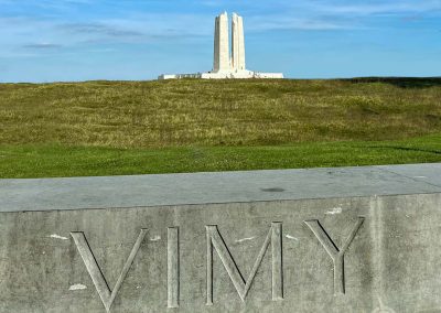 Vimy Memorial sign 2