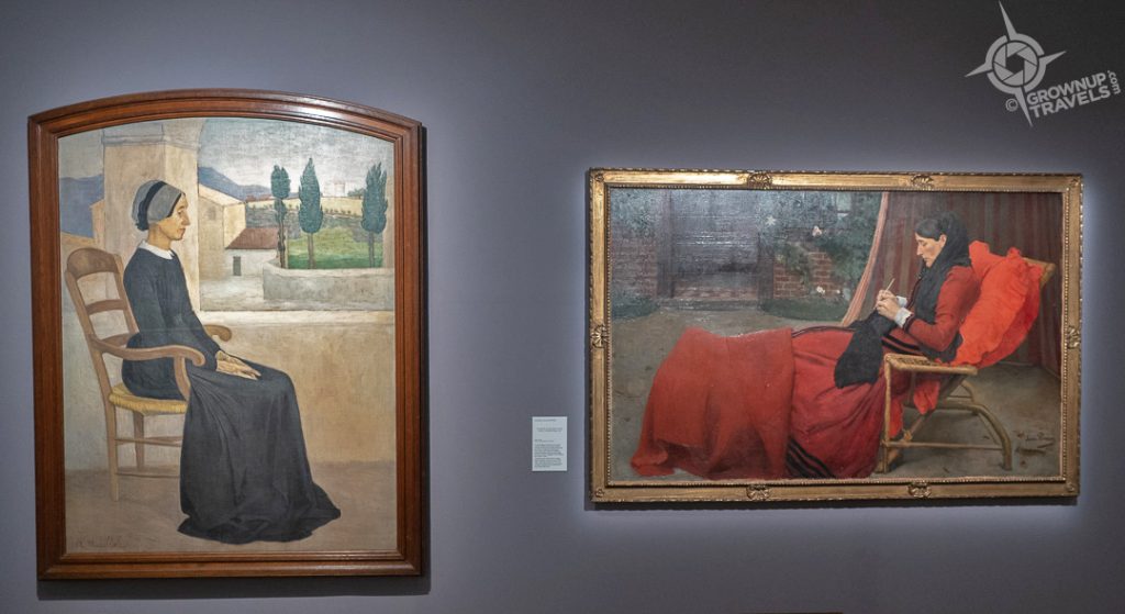 Whistler's Mother-Influenced portraits