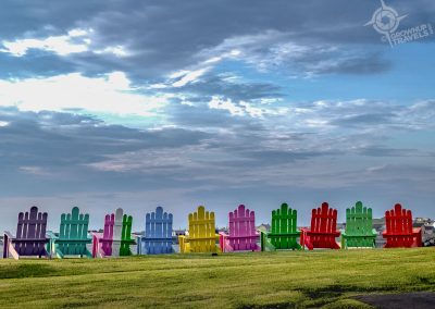 colourful chairs Bonavista Newfoundland