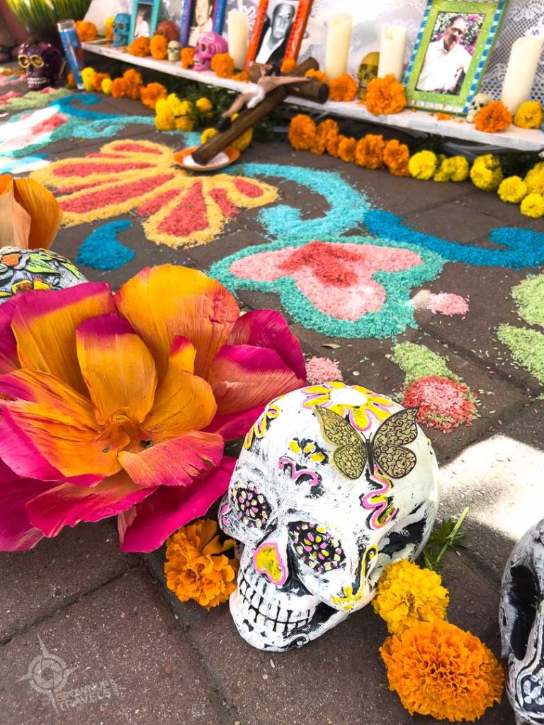 detail of ofrenda Muertos Fest 2024
