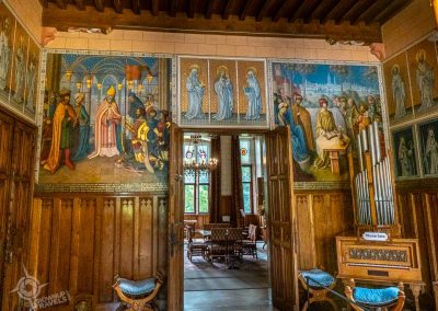 Castle Loppem interior Bruges Belgium-2
