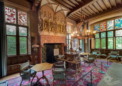 Castle Loppem interior Bruges Belgium