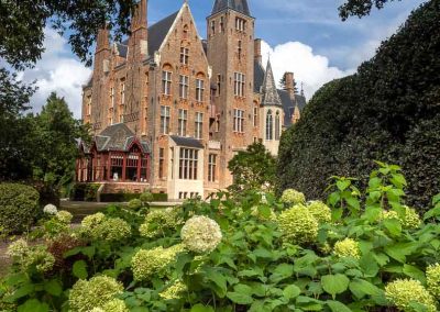 Castle Loppem near Bruges Belgium
