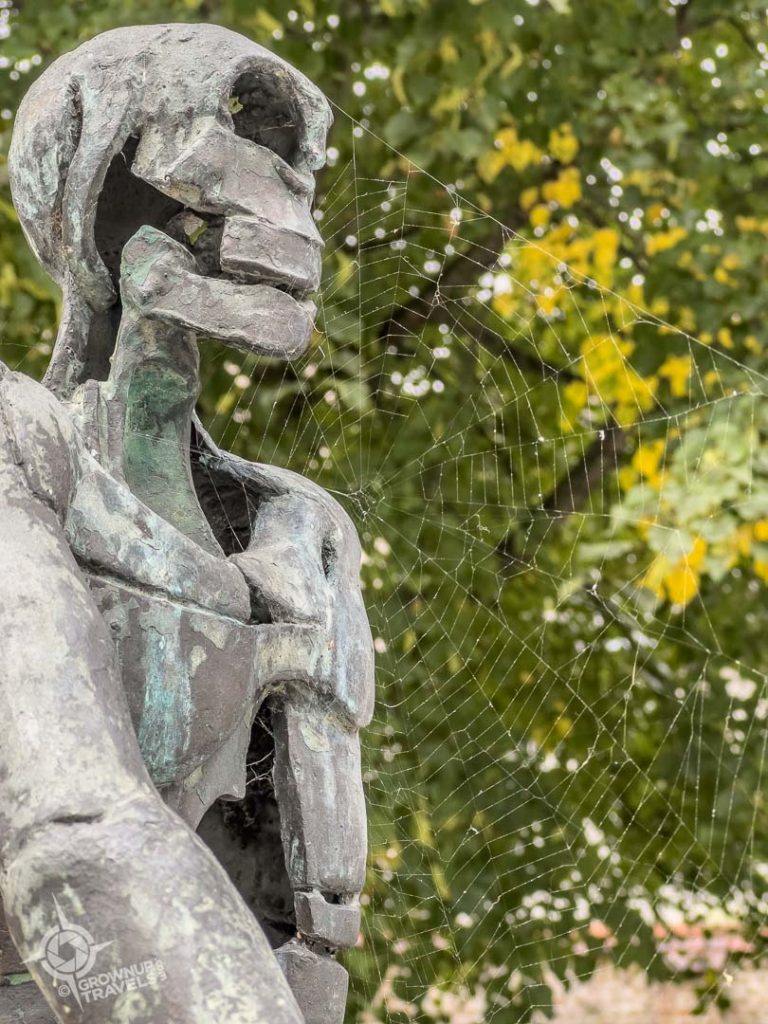 Four Horsemen of the Apocalypse sculpture Bruges Belgium