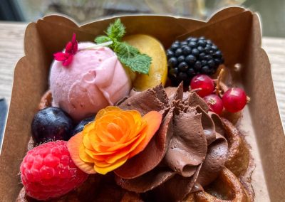 Ottos artisan waffles Bruges Belgium