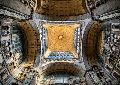 Antwerp Centraal station domed ceiling