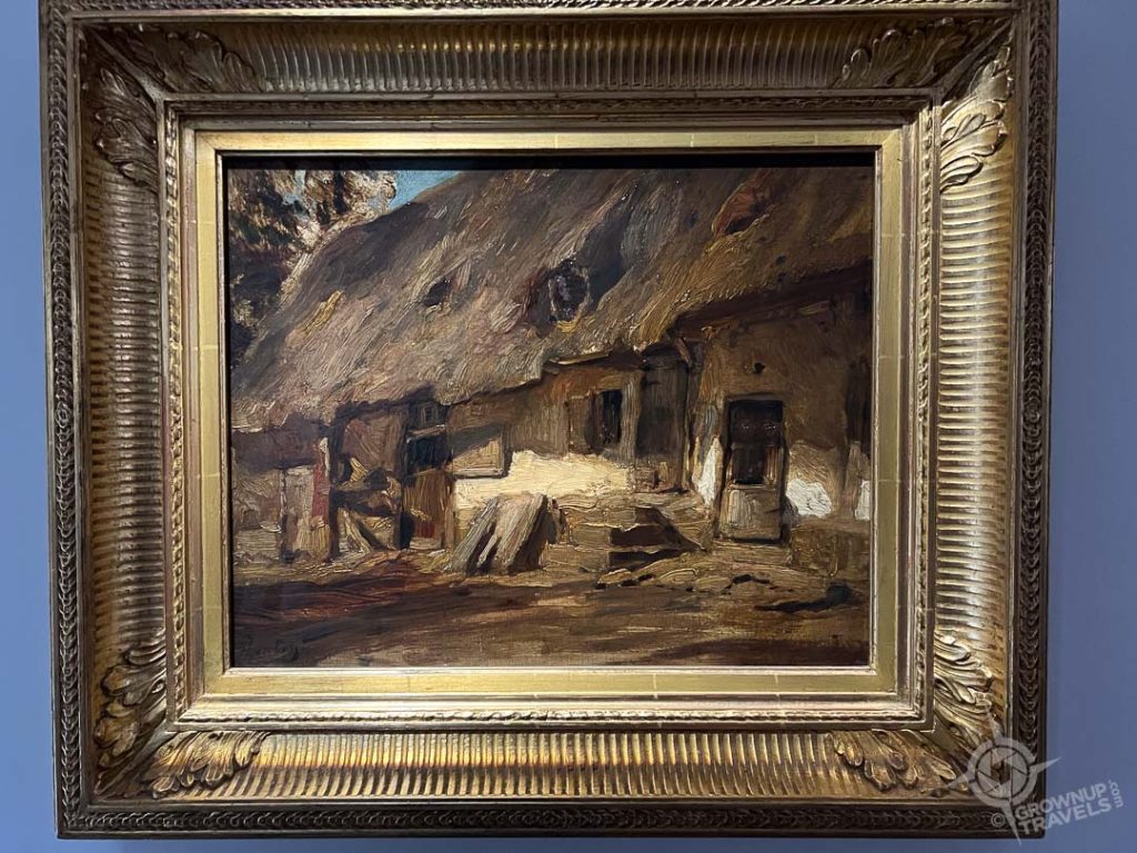 Eugène Isabay painting of Ferme San Simeon
