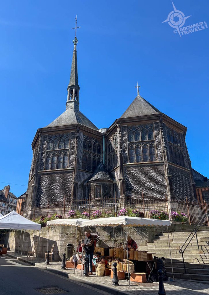 Honfleur Saint Catherine wooden church rear view