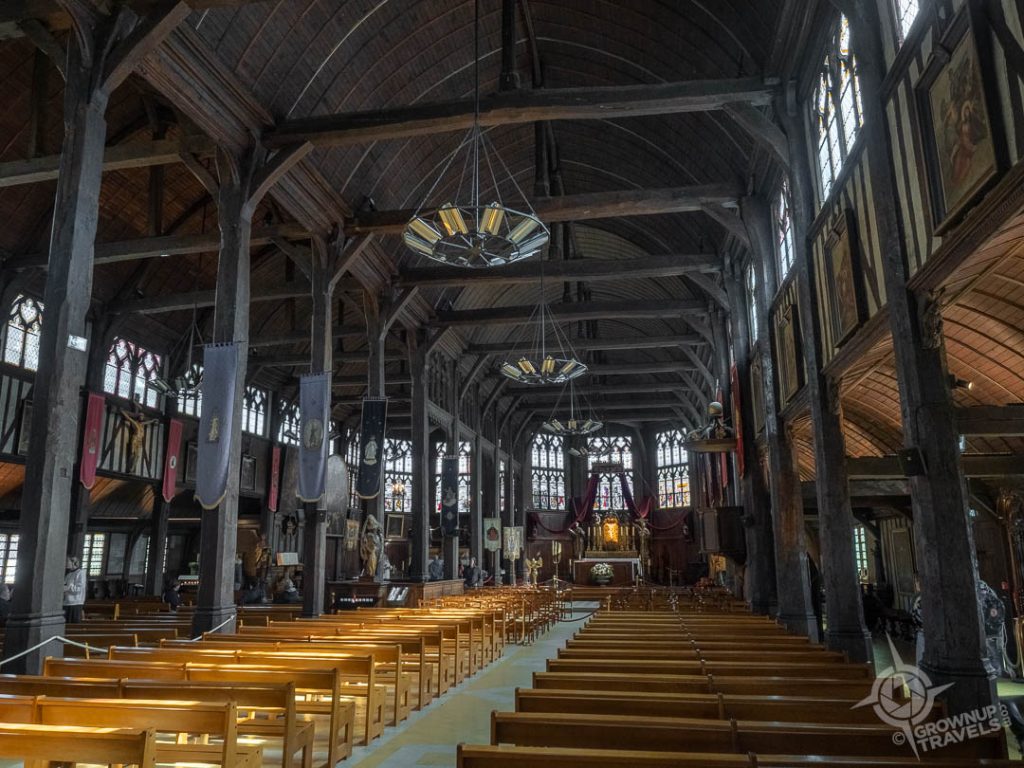 Honfleur Sainte Catherine wooden church interior