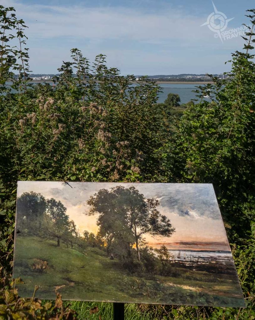 Impressionist painting views Ferme San Simeon Honfleur