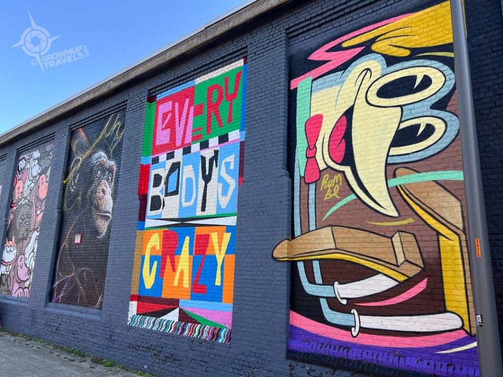Murals from 2023 street art festival Antwerp