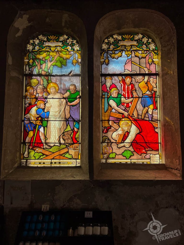 Saint-Leonard Church stained glass windows Honfleur