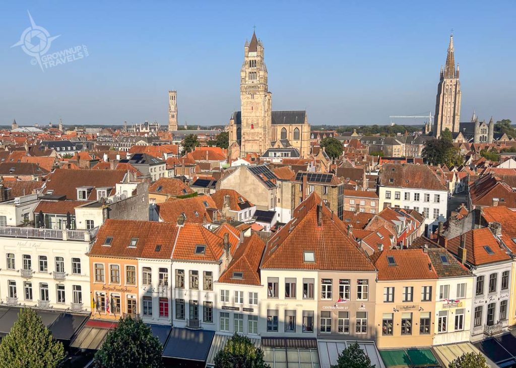 View from rooftop of Concertgebouw Bruges