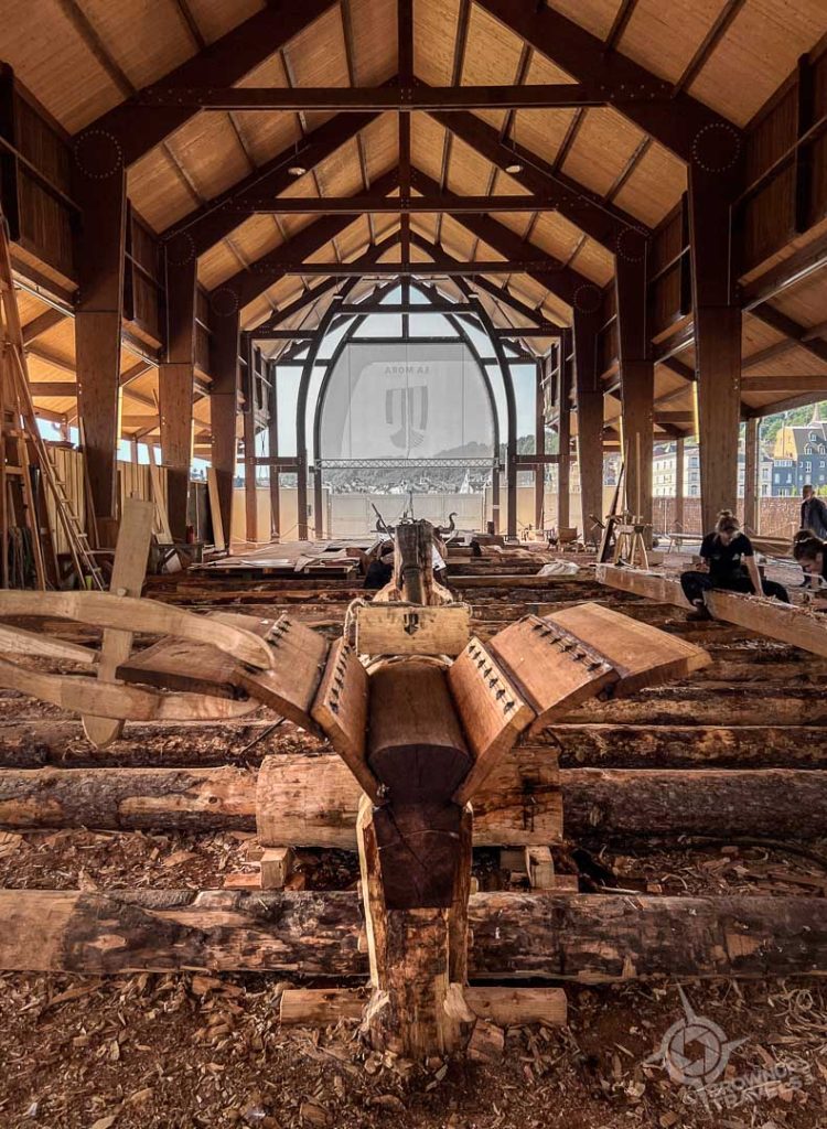 La Mora longboat reconstruction project Honfleur