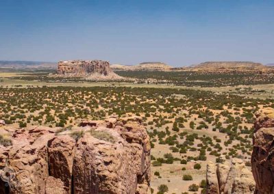 Acoma Pueblo Sky City in distance New Mexico