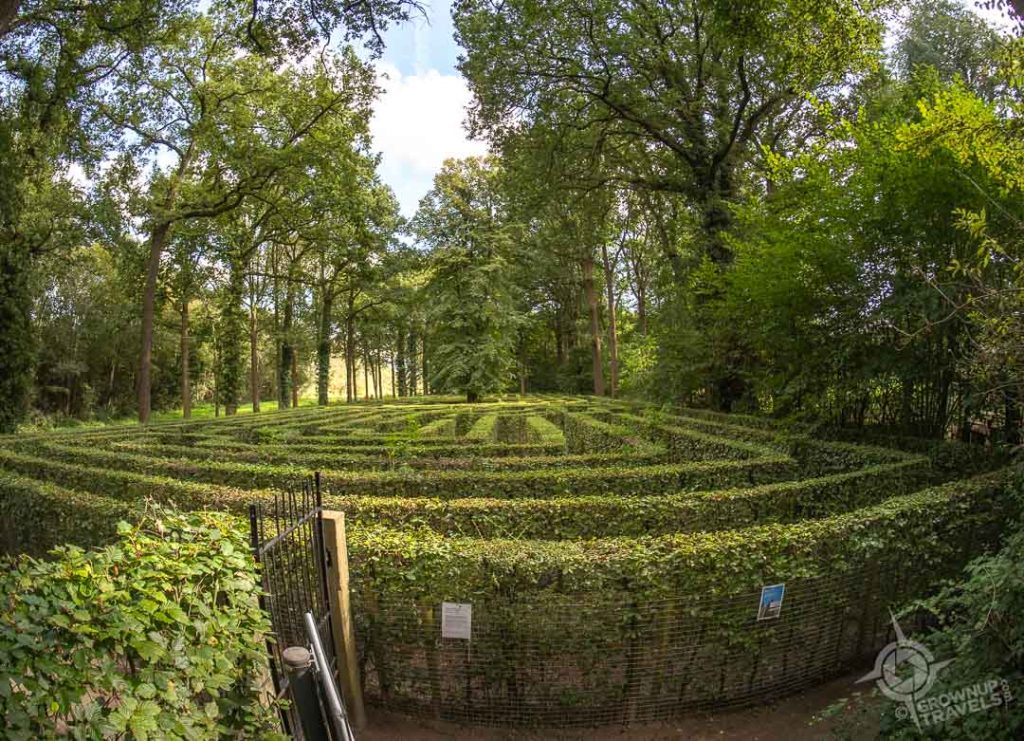 Labyrinth at Loppem Castle