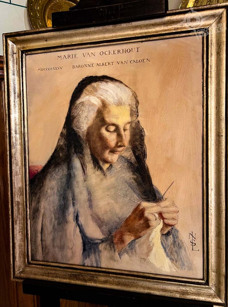 Marie van Ockerhout last resident of Kasteel van Loppem