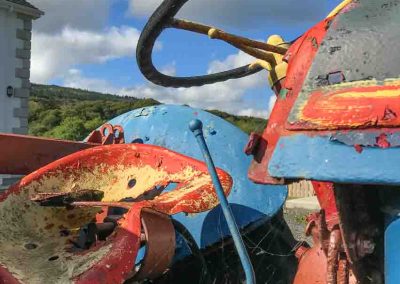 Old tractor at Ballyknocken farm Ireland