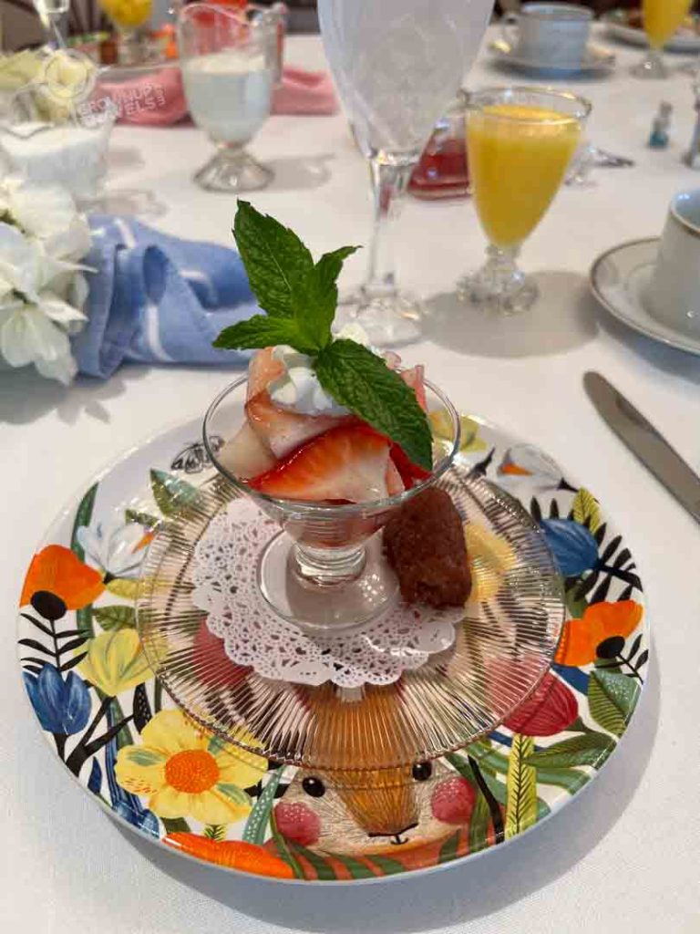 Trinkle Mansion B&B Wytheville Virginia breakfast table-2