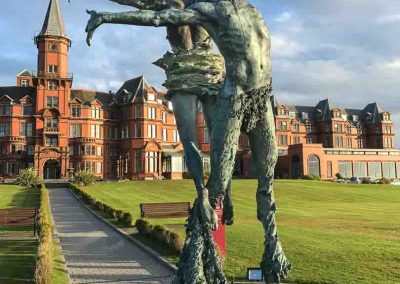 Wind and Sea sculpture Paddy Campbell Slieve Donnard Hotel Northern Ireland