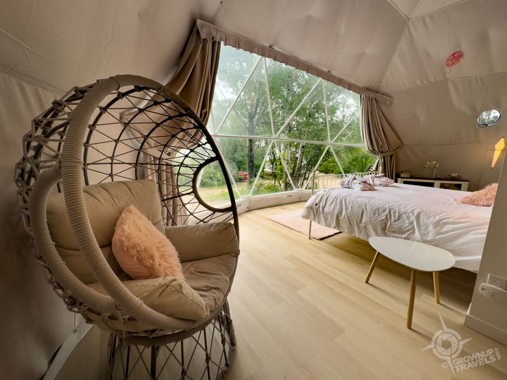 The Winnie Dome at Blackstrap Glamping Resort, Saskatchewan