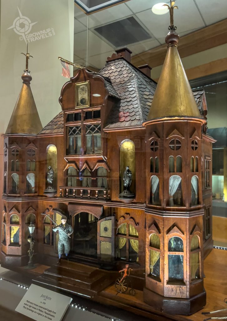 Just Suits cigar box miniature mansion Tucson