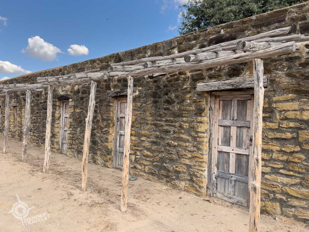 Living Quarters for Mission Indians San Jose Mission San Antonio