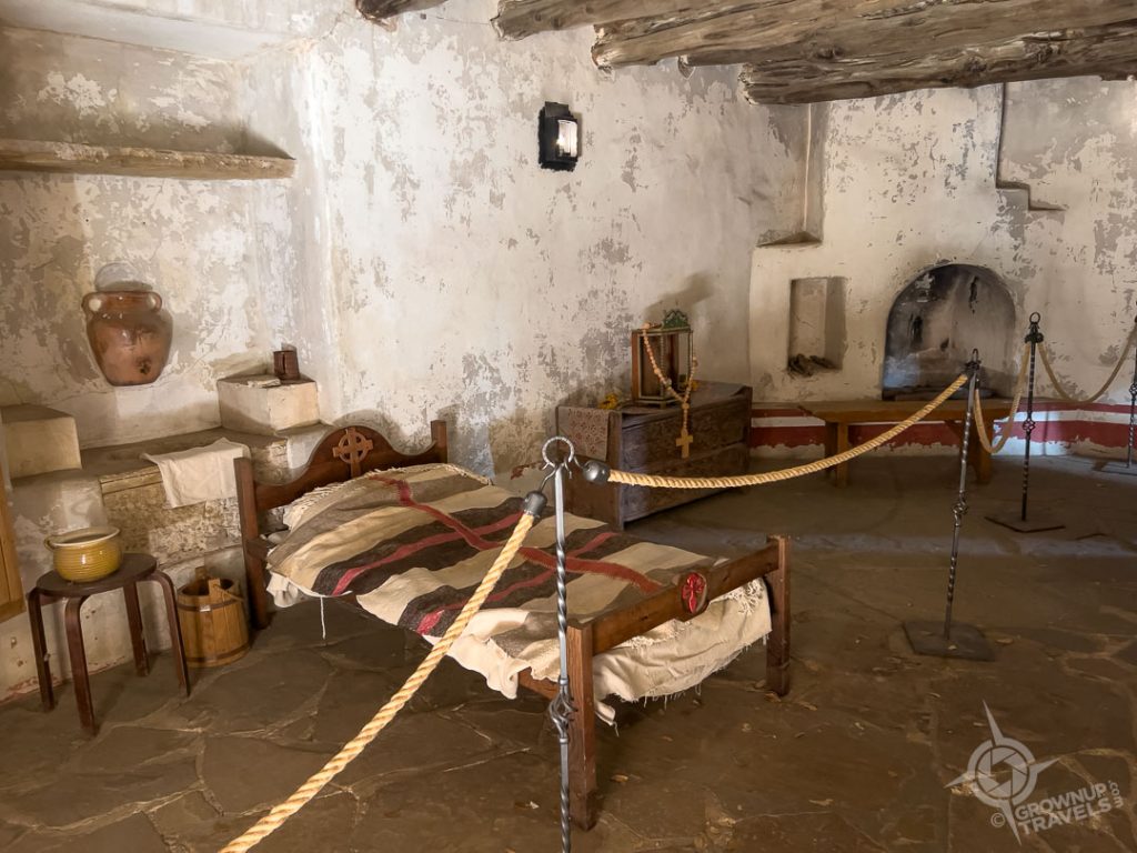 Mission San Jose living quarters for Indians interior