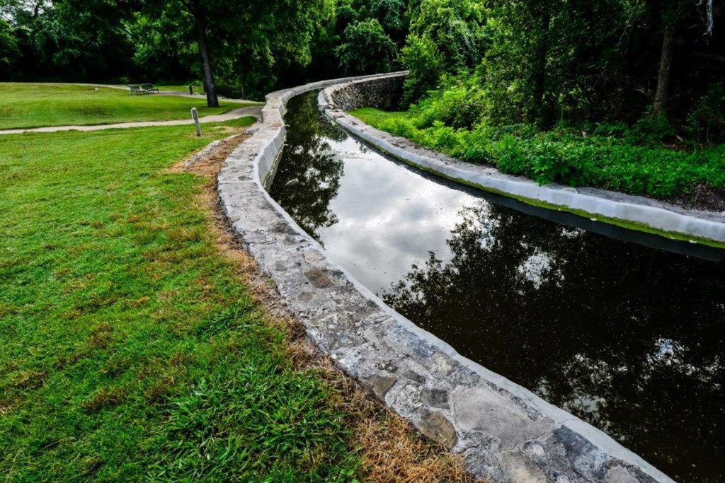 Mission acequia in San Antonio