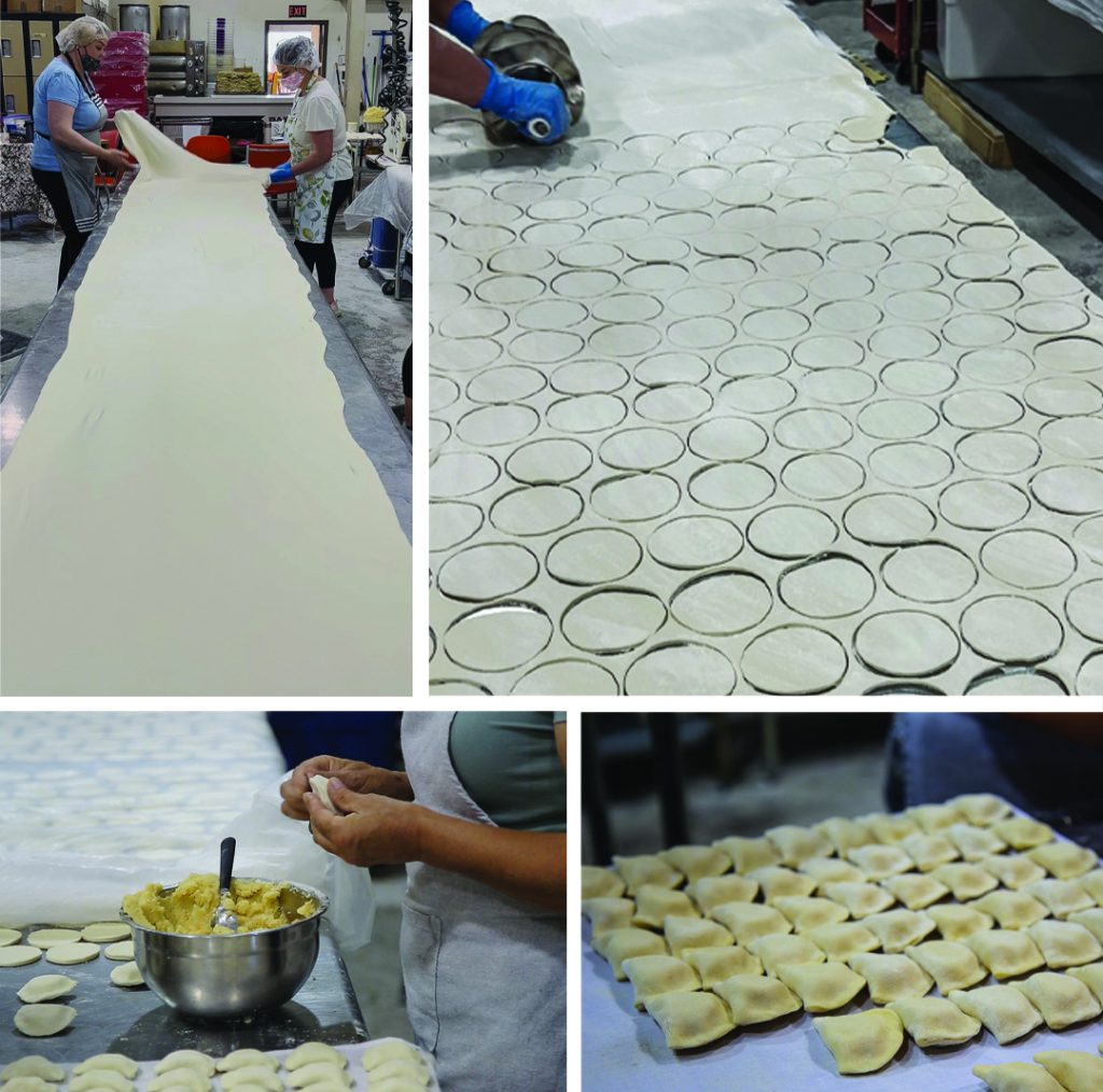 Pierogi making at Baba's in Saskatoon