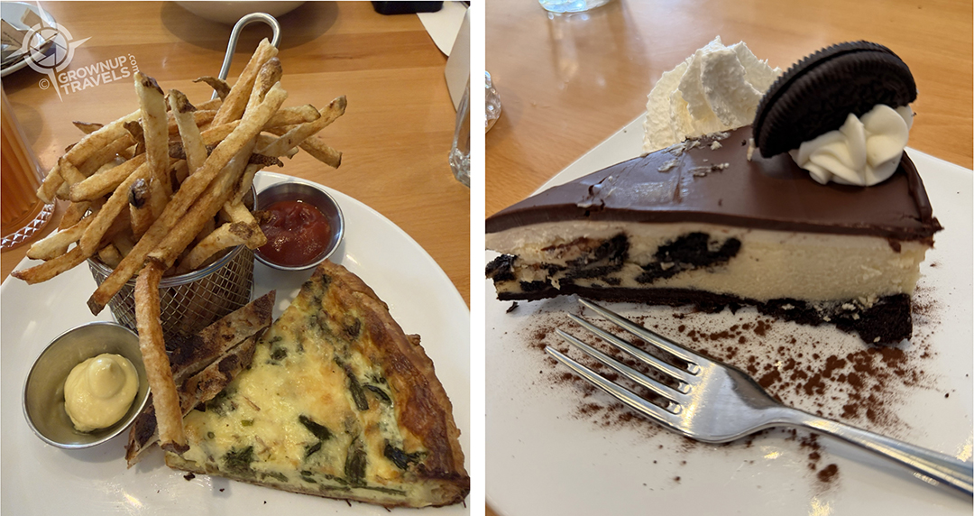 calories quiche and cheesecake Saskatoon