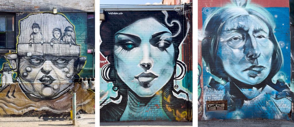 Saskatoon Graffiti Art portraits