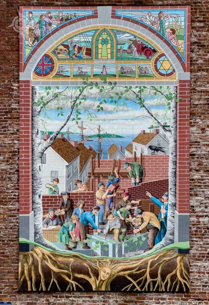 Downtown mural Saint John NB