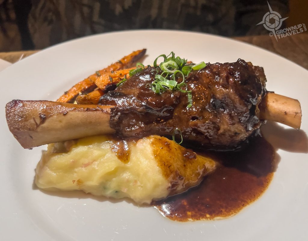 Lamb Shank at Cask & Kettle pub Saint John