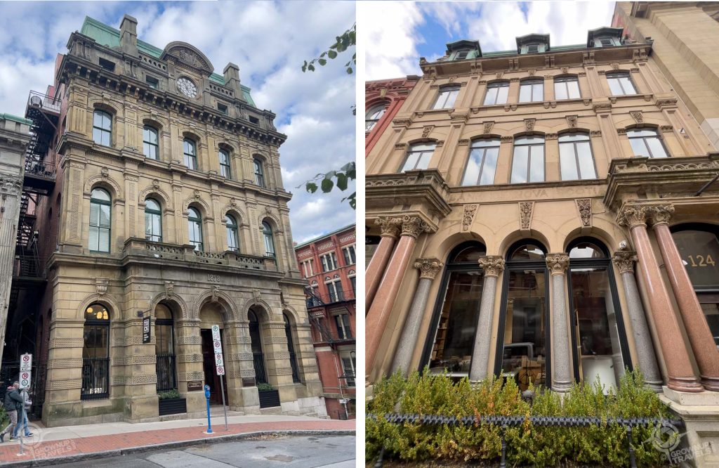 stone buildings Uptown Saint John NB
