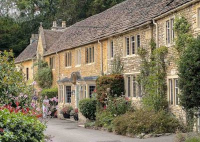 yellow stone cottages Castle Combe UK